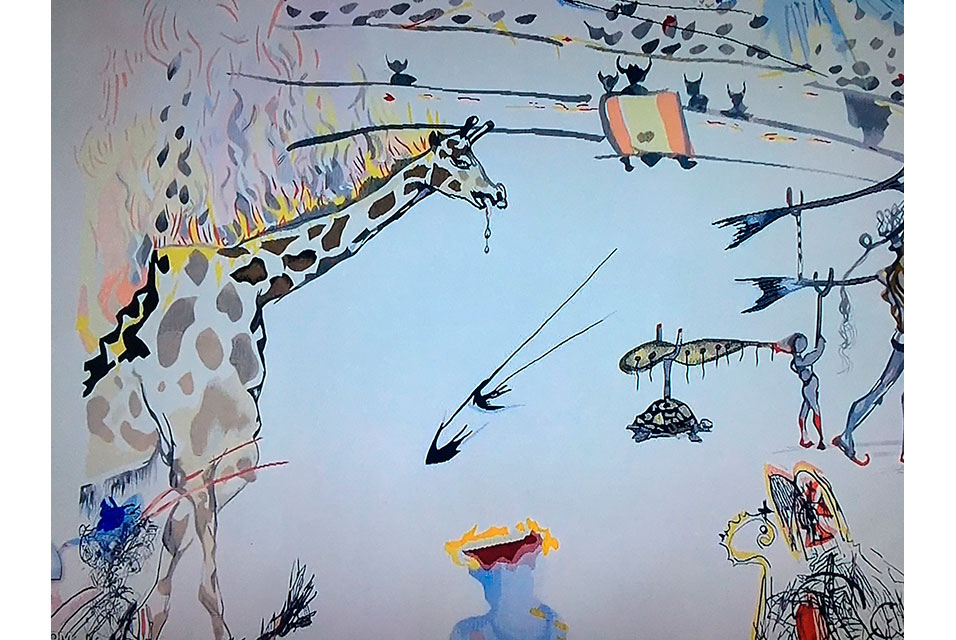 Thief walks out of gallery with a $20,000 Salvador Dalí etching